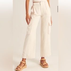 ISO: Abercrombie Linen Blend Cargo Pants